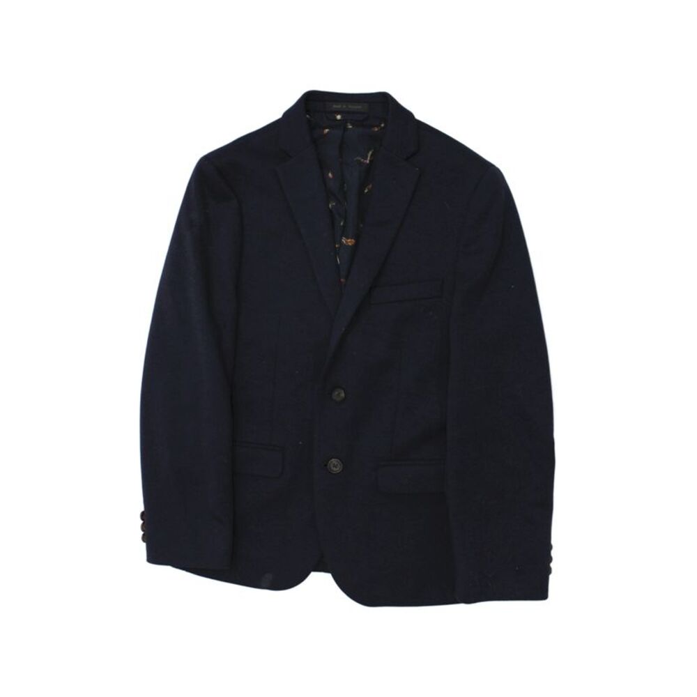 Lauren Ralph Lauren Childrens Boys Button Down Blazer Jacket Navy Blue Size 14
